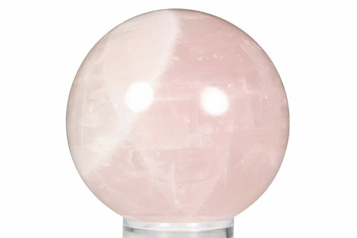 Polished Rose Quartz Sphere - Madagascar #253804